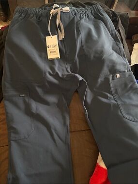 Sale!!!SALE !!!!Men’s Slate Blue Cargo Pants with Drawstring